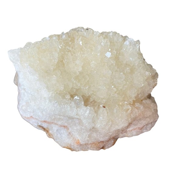 Citrine Druzy Natural Cluster 30.8oz Light Yellow Crystal Druze Specimen Sparkle